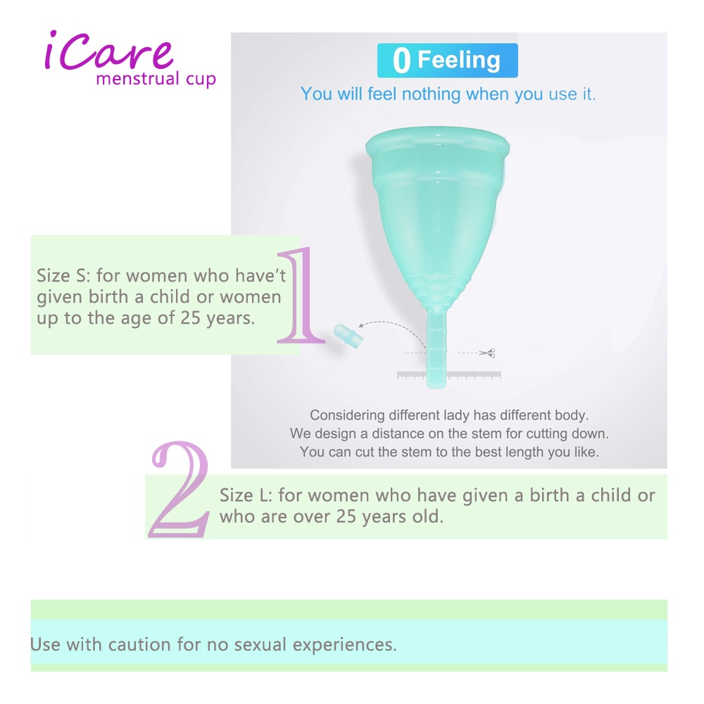Menstrual Cup Reusable Medical Grade Silicone Menstrual Cup Reusable Medical Grade Silicone