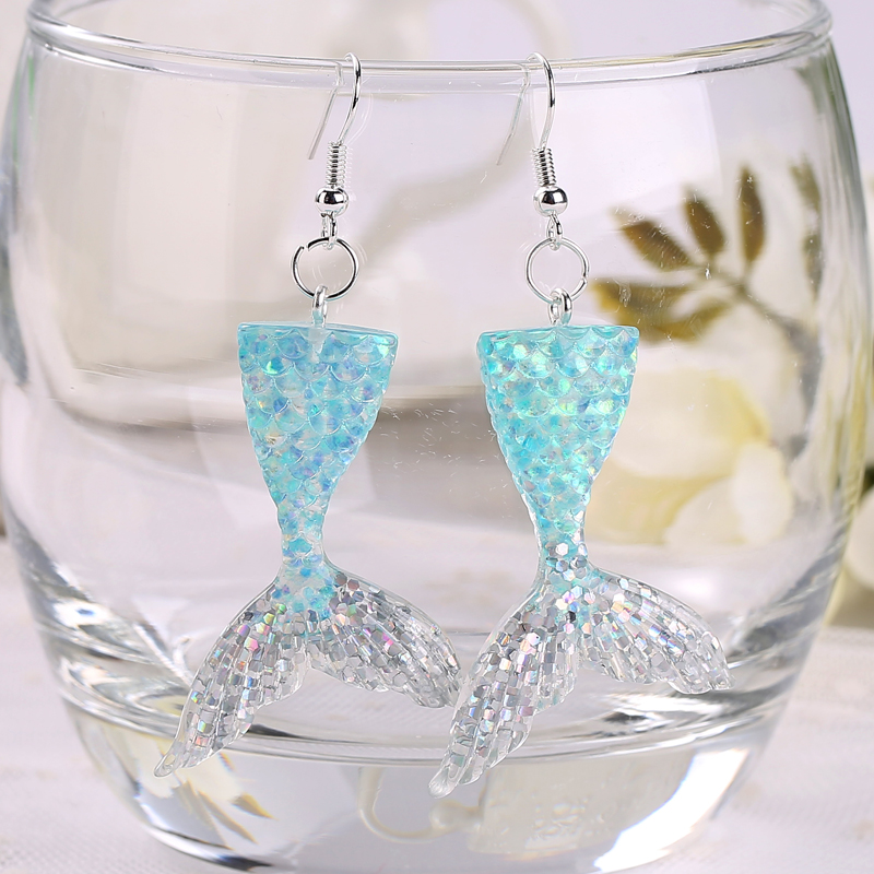 Mermaid Earrings Girls Fashion Jewelry Mermaid Earrings Girls Fashion Jewelry