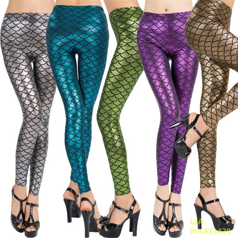 Mermaid Leggings Fish scale Design Mermaid Leggings Fish scale Design
