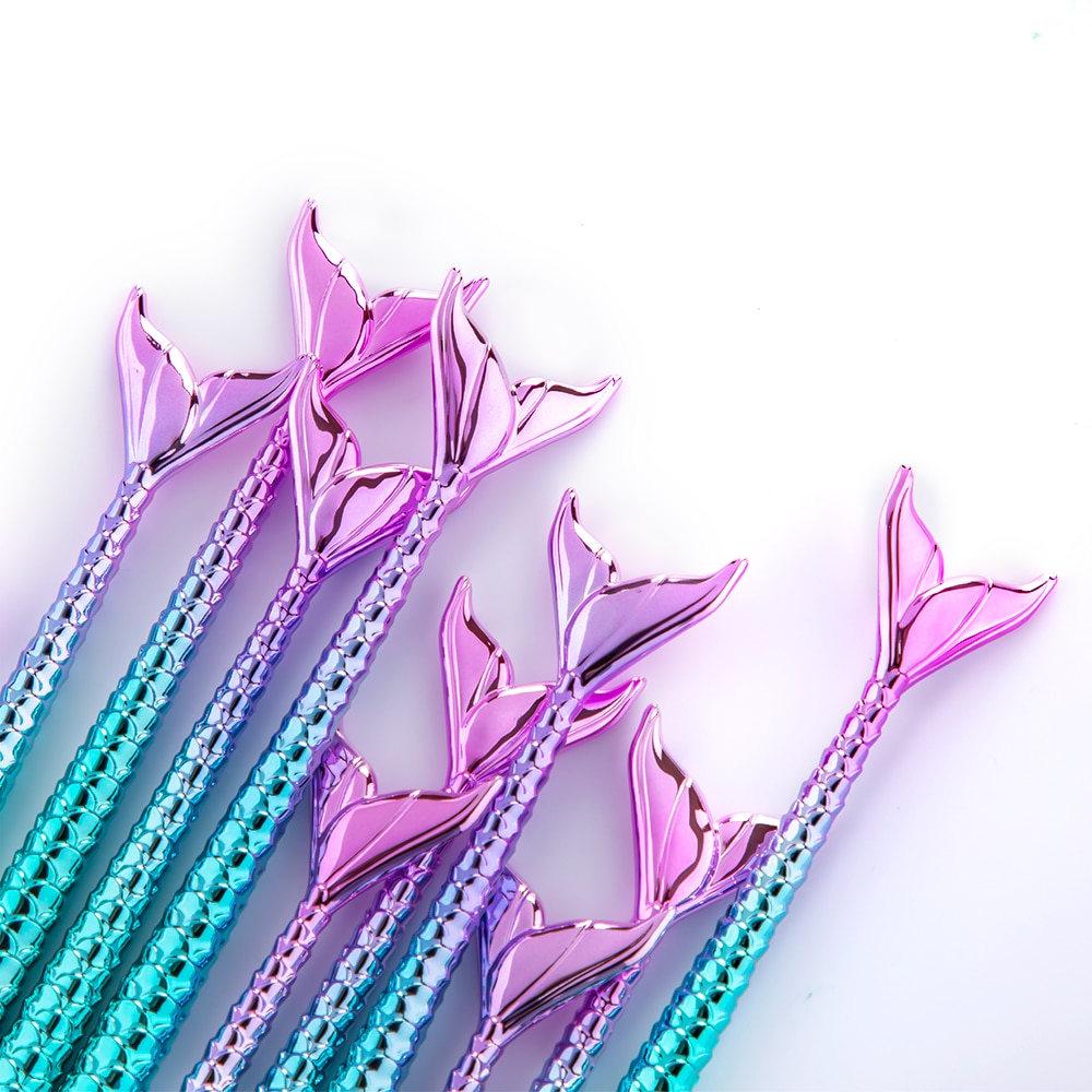 Mermaid Makeup Brush Set Kit (11 pcs) Mermaid Makeup Brush Set Kit (11 pcs)