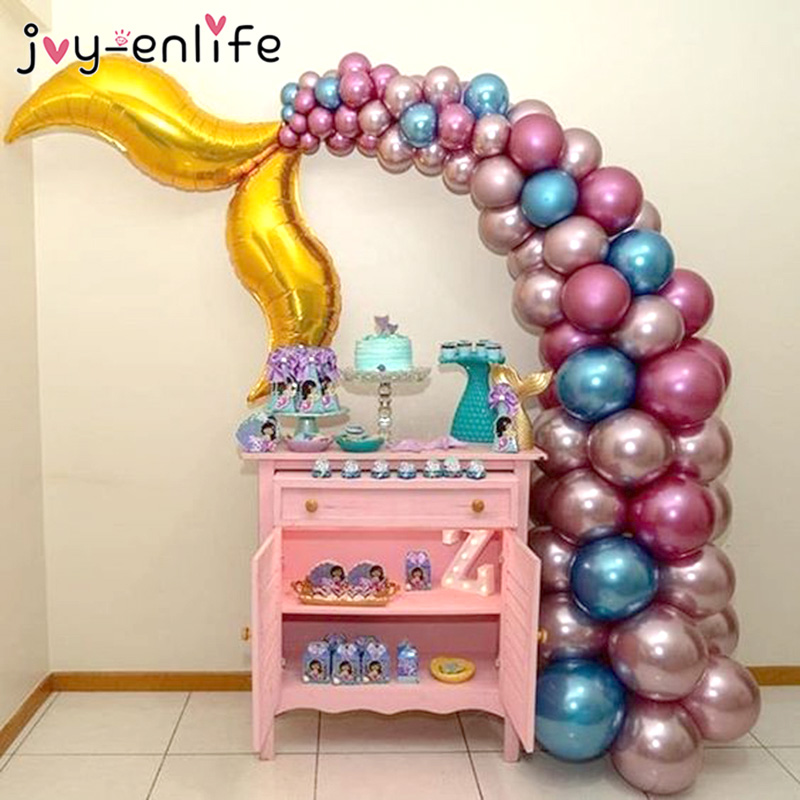 Mermaid Tail Balloon Party Décor (44pcs) Mermaid Tail Balloon Party Décor (44pcs)