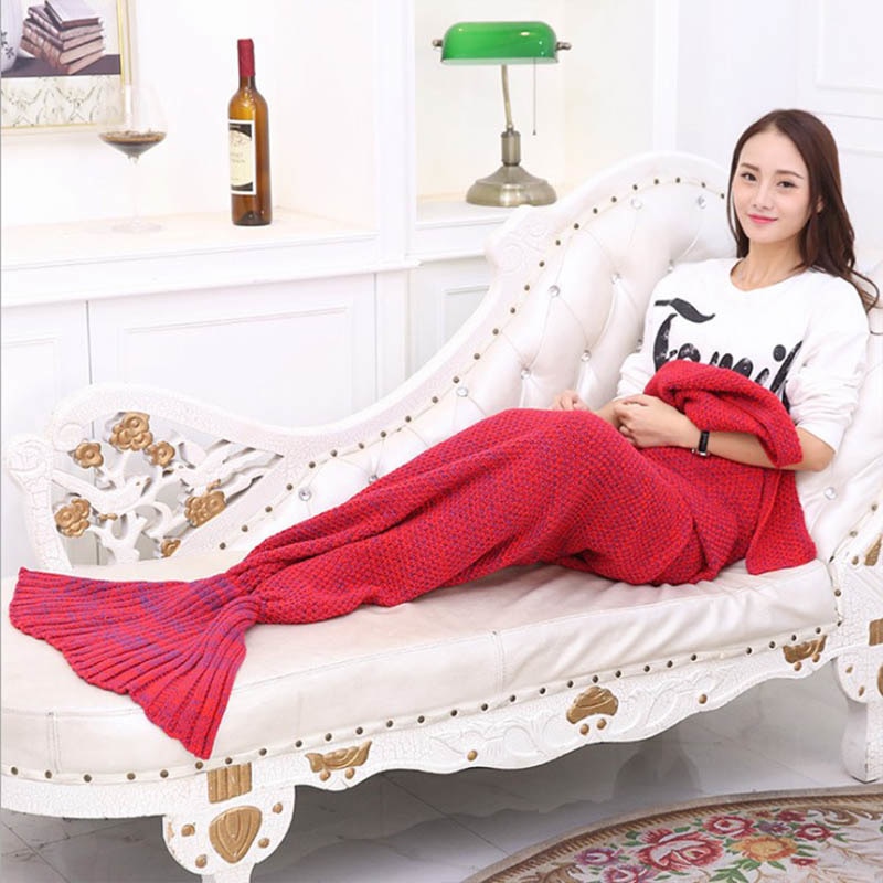 Mermaid Tail Blanket Bed Wrap Mermaid Tail Blanket Bed Wrap