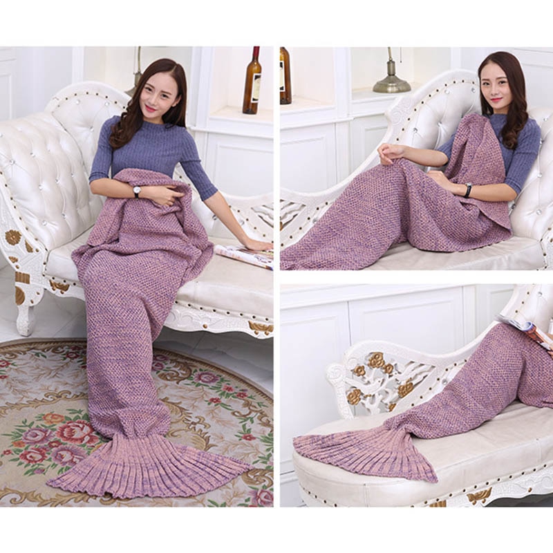 Mermaid Tail Blanket Bed Wrap Mermaid Tail Blanket Bed Wrap