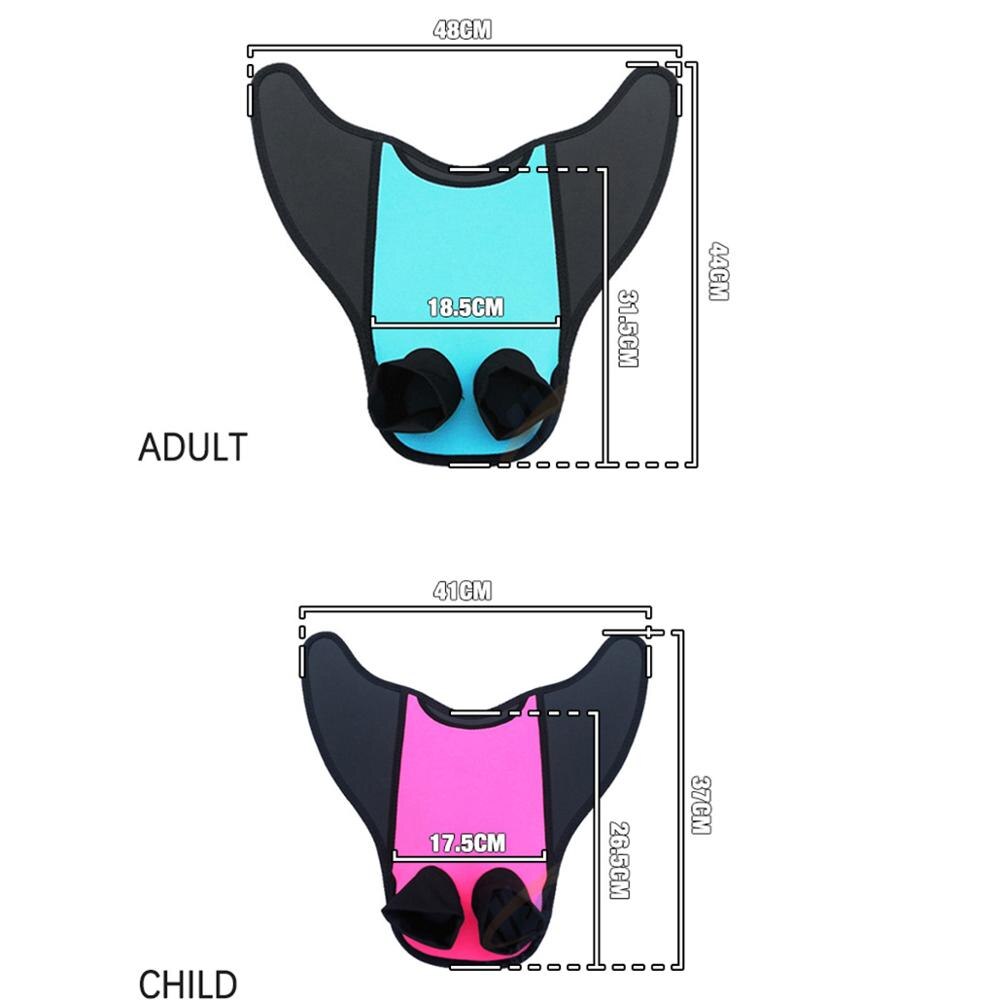 Mermaid Tail Flipper Swimming Fin