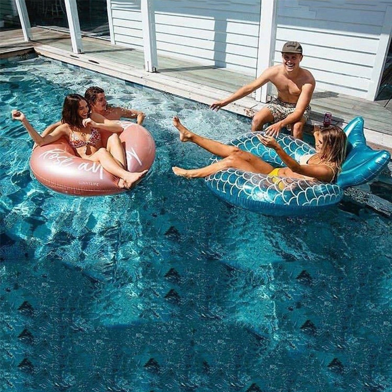 Mermaid Tail Float Swimming Ring