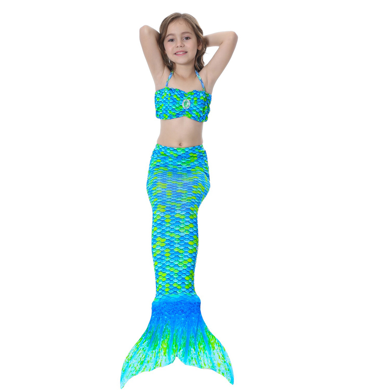 Mermaid Tails For Kids Bikini Swimwear