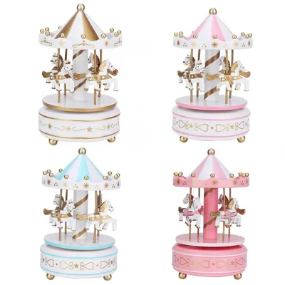 Merry Go Round Music Box Carousel