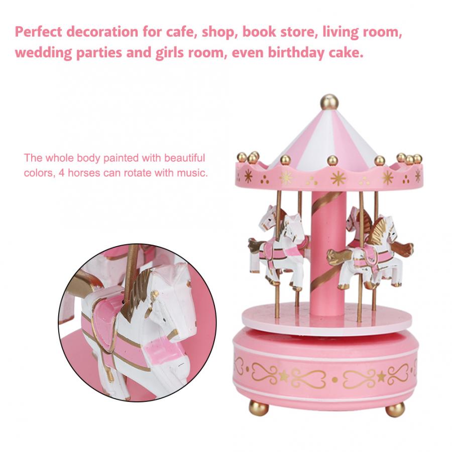 Merry Go Round Music Box Carousel