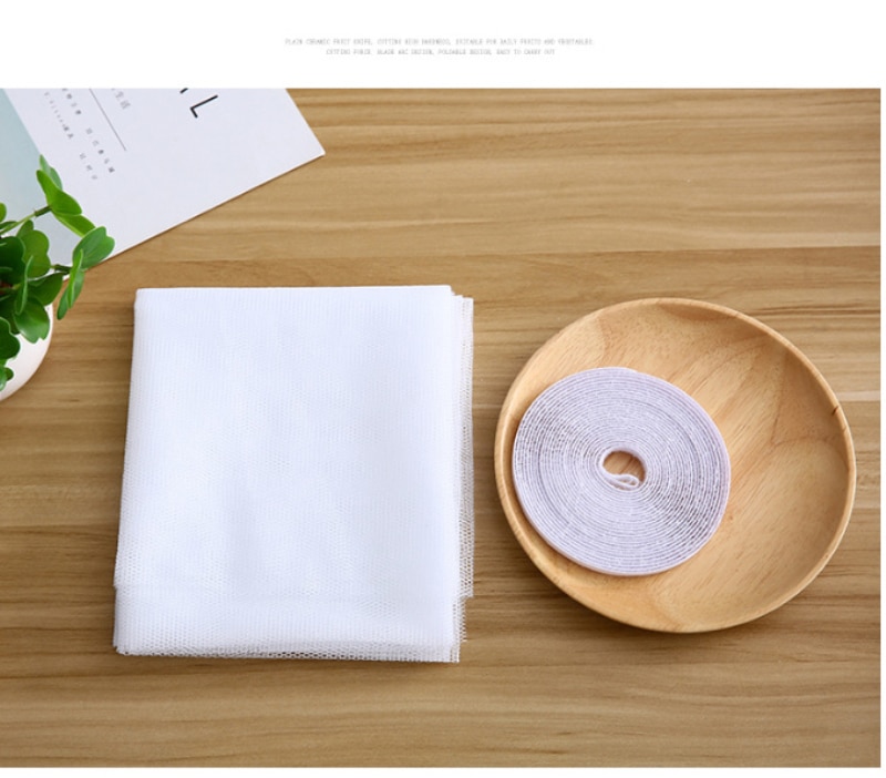 Mesh Adhesive Velcro Mosquito Net