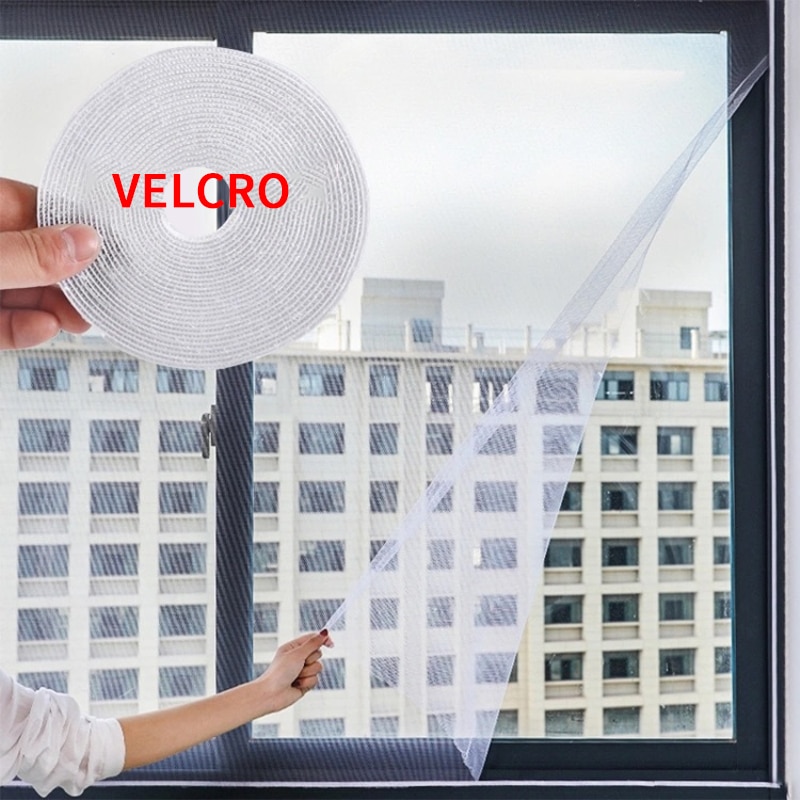 Mesh Adhesive Velcro Mosquito Net
