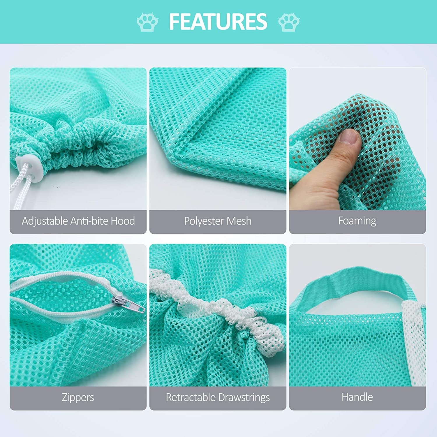 Mesh Bath Bag for Cats