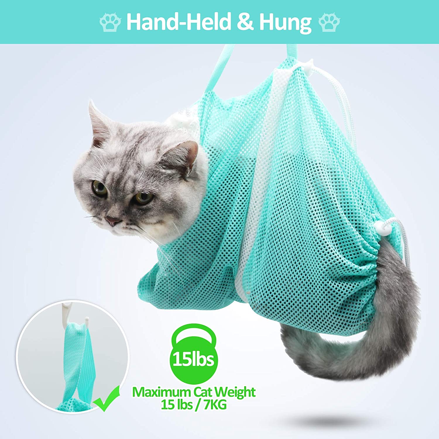 Mesh Bath Bag for Cats