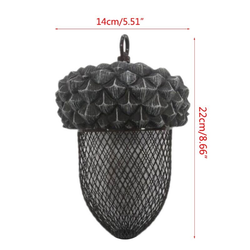 Mesh Bird Feeder Acorn-Shaped Dispenser Mesh Bird Feeder Acorn-Shaped Dispenser
