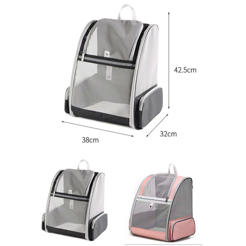 Mesh Cat Carrier with Seatbelt