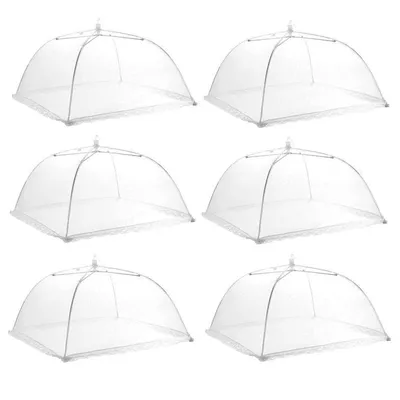 Mesh Cover Food Umbrellas (6 pcs)