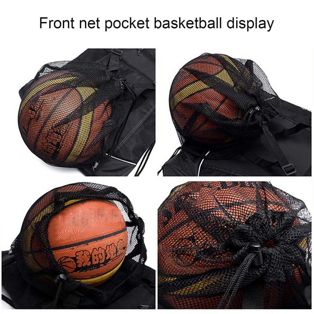 Mesh Drawstring Ball Backpack