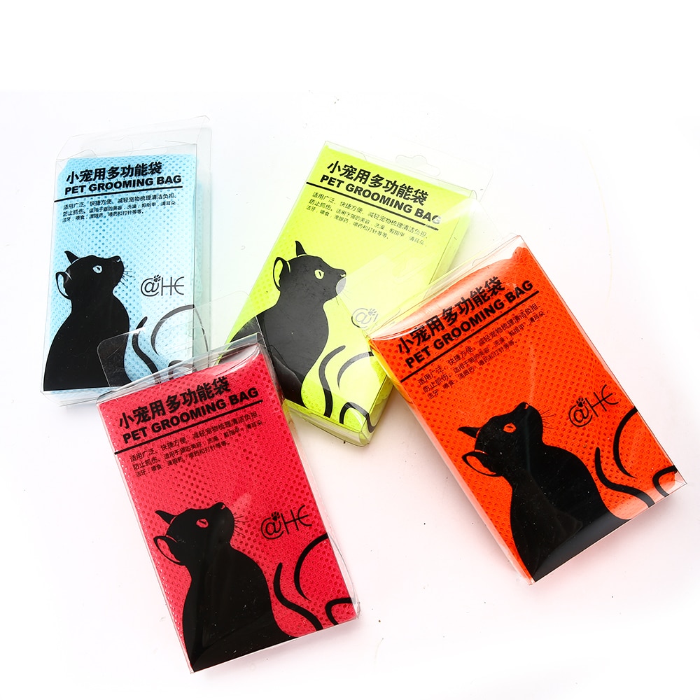 Mesh Drawstring Cat Restraint for Grooming Mesh Drawstring Cat Restraint for Grooming