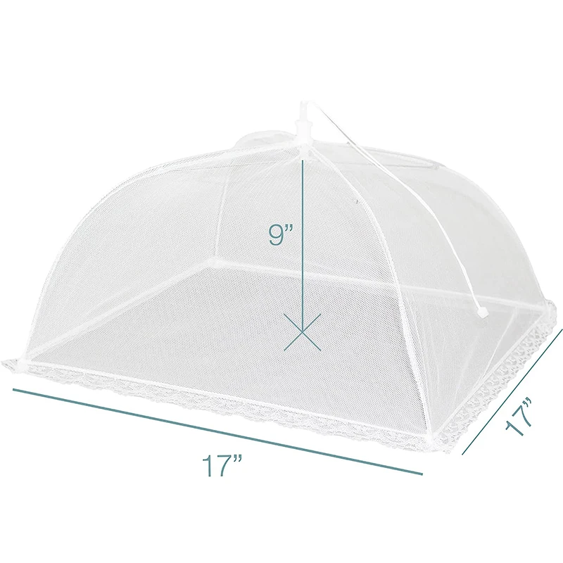 Mesh Food Tent Reusable and Collapsible Food Net For Outdoors Large and Tall Mesh Food Covers Tent Umbrella