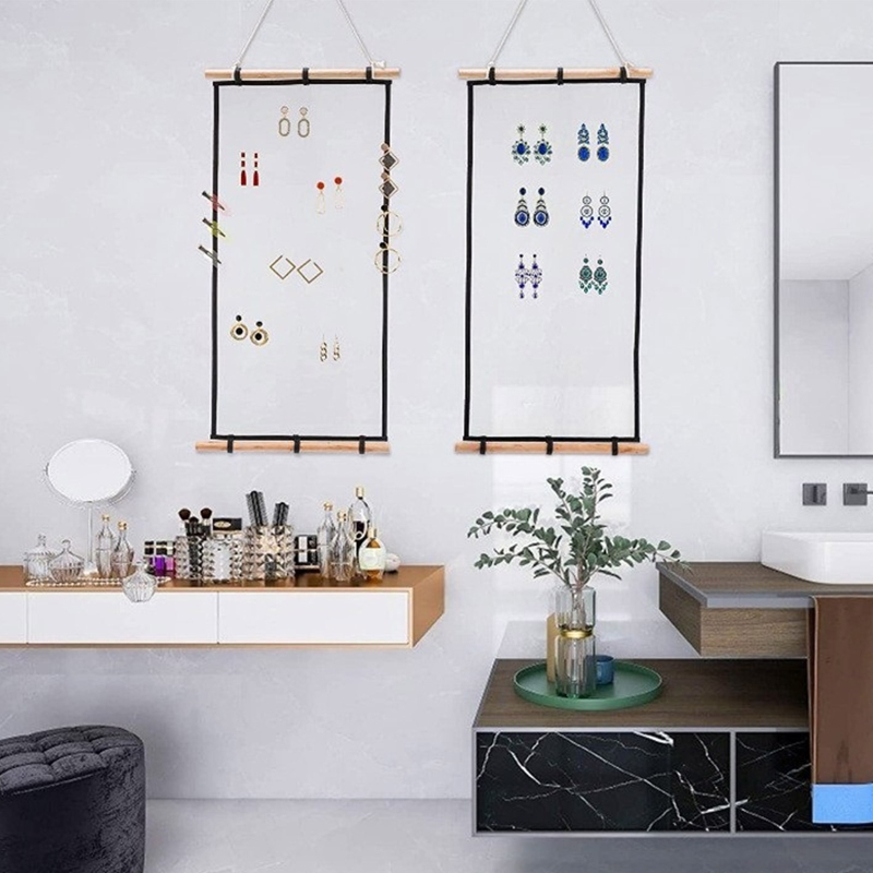 Mesh Hanging Earrings Organizer Mesh Hanging Earrings Organizer