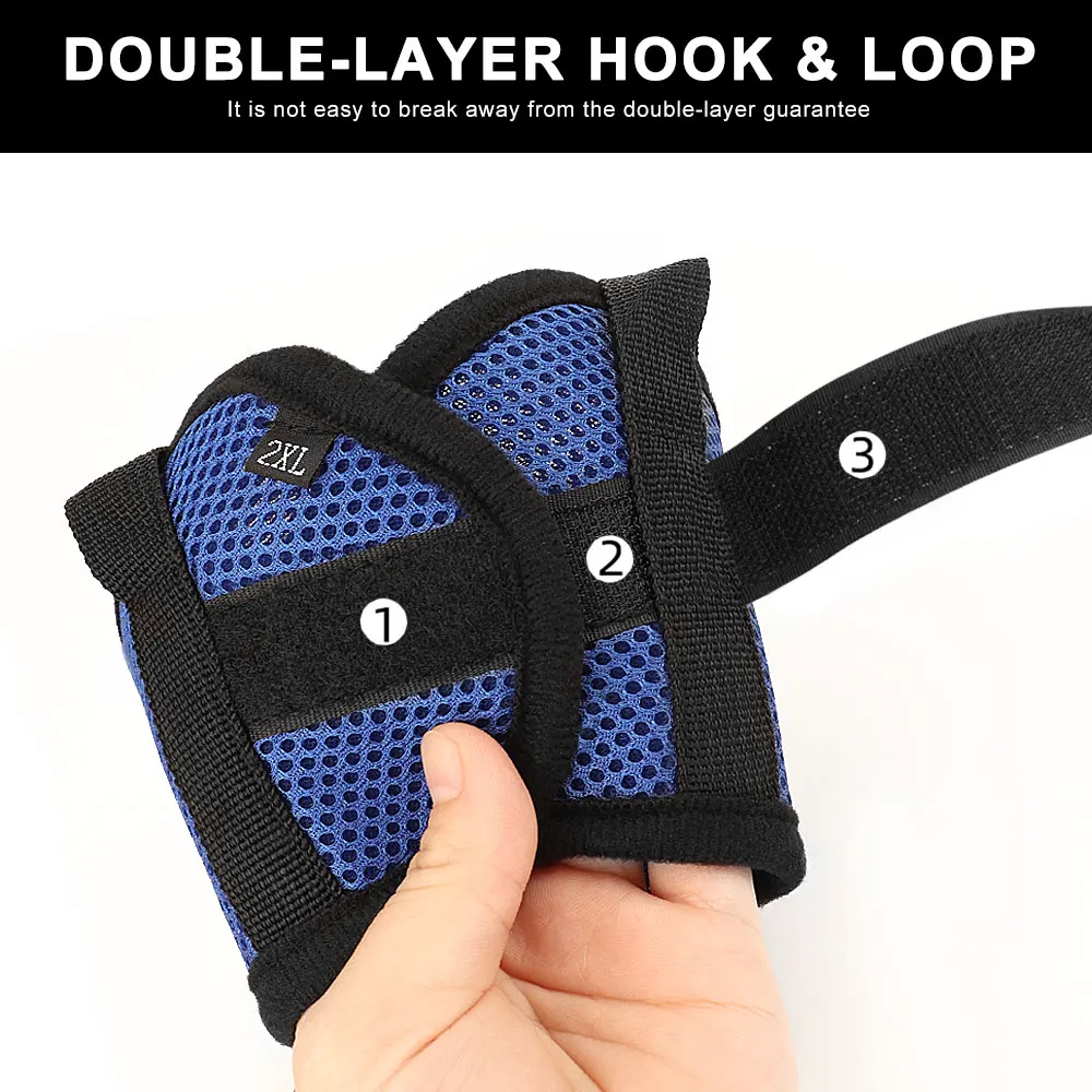 Mesh Nylon Dog Muzzle Adjustable Small Medium Large Dog Muzzle Pet Accessories Breathable Anti Bark Pet Puppy Mouth Mesh Nylon Dog Muzzle Adjustable Small Medium Large Dog Muzzle Pet Accessories Breathable Anti Bark Pet Puppy Mouth