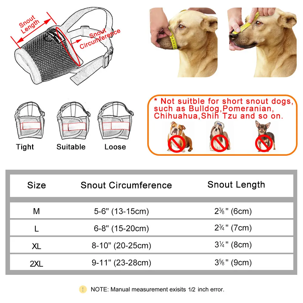 Mesh Nylon Dog Muzzle Adjustable Small Medium Large Dog Muzzle Pet Accessories Breathable Anti Bark Pet Puppy Mouth Mesh Nylon Dog Muzzle Adjustable Small Medium Large Dog Muzzle Pet Accessories Breathable Anti Bark Pet Puppy Mouth
