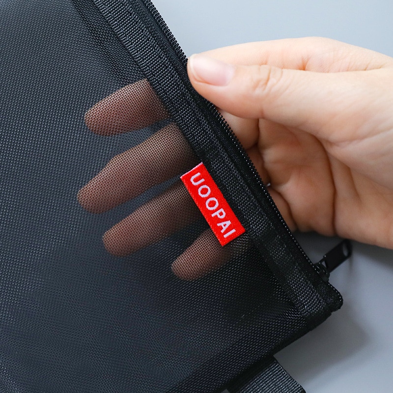 Mesh Pencil Case Storage Pouch