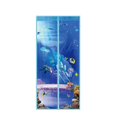 Mesh Screen Door Magnetic Curtain