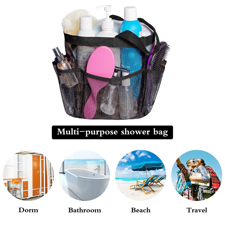Mesh Shower Caddy Tote Bag Mesh Shower Caddy Tote Bag