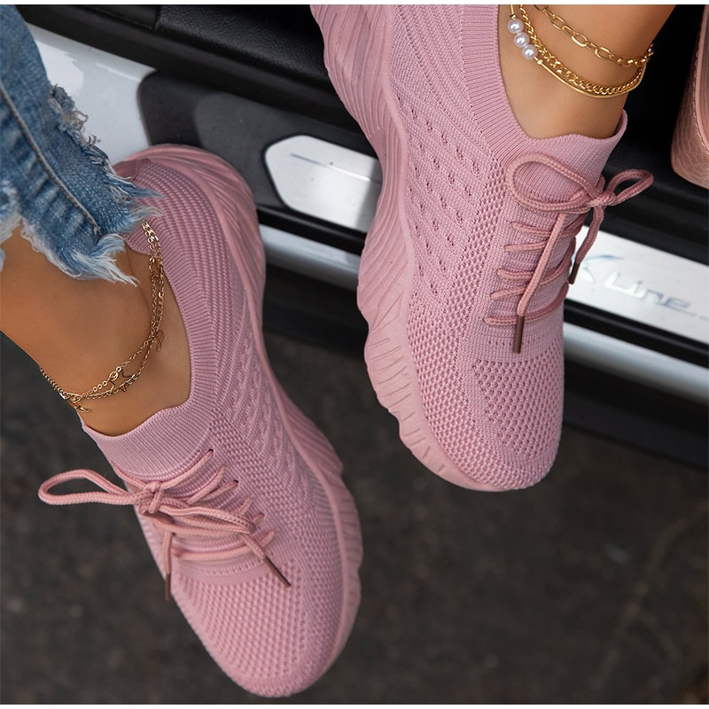 Mesh Sneakers for Women Casual Footwear
