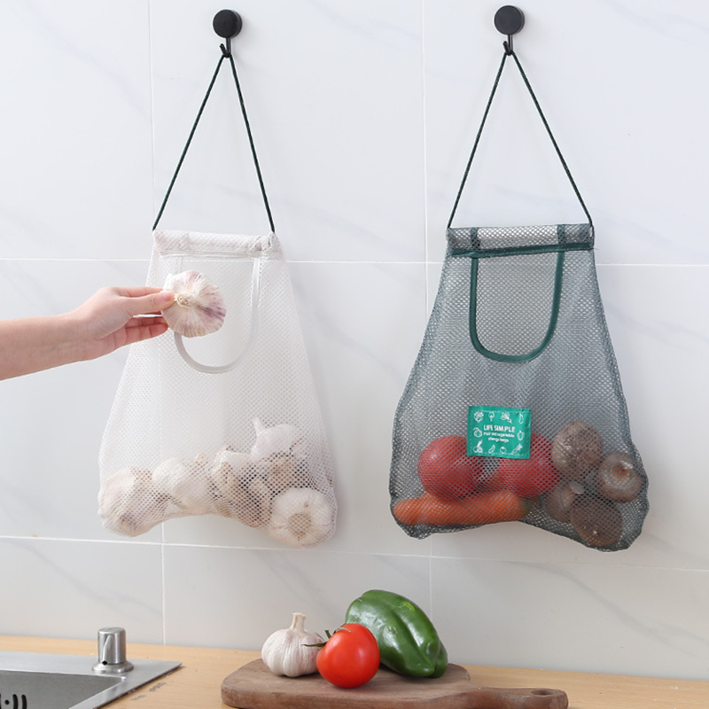 Mesh Space Saving Garlic Storage Bag (3 pcs)
