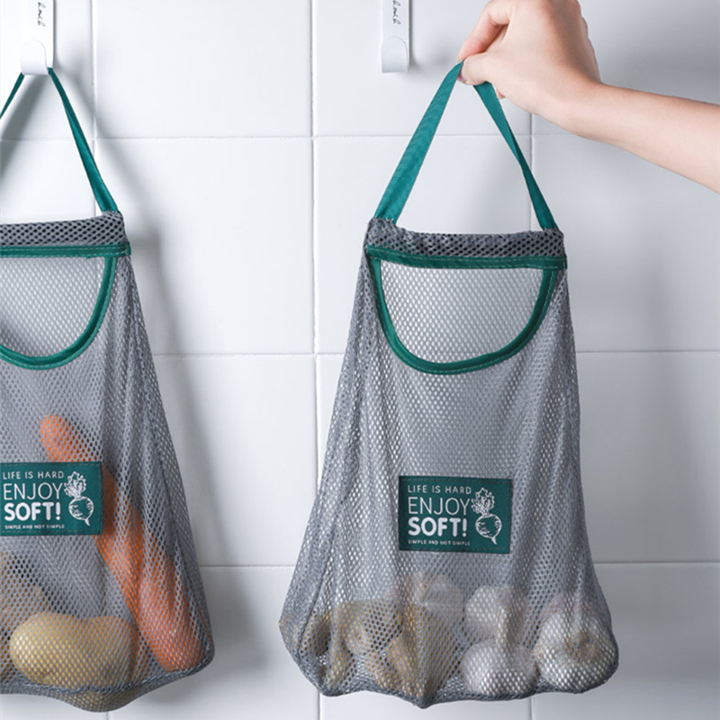 Mesh Space Saving Garlic Storage Bag (3 pcs)