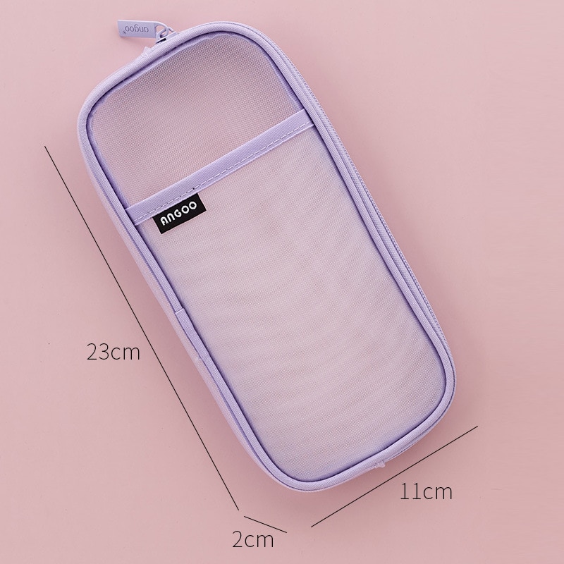 Mesh Transparent Pencil Pouch