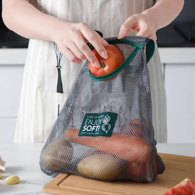 Mesh Vegetable Bag Washable and Reusable Mesh Vegetable Bag Washable and Reusable
