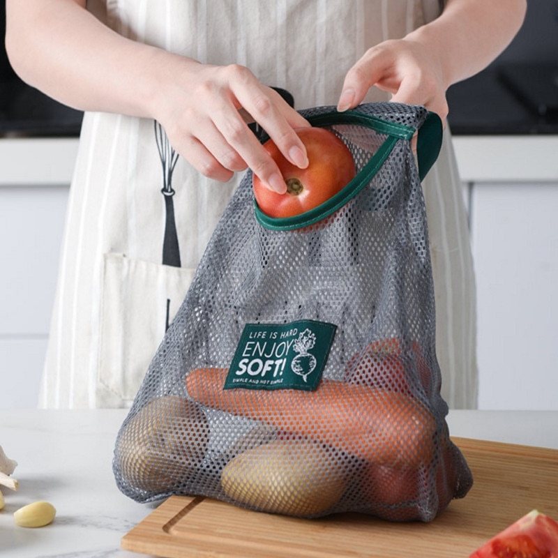 Mesh Vegetable Bag Washable and Reusable Mesh Vegetable Bag Washable and Reusable