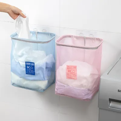 Mesh Wall Mounted Laundry Hamper