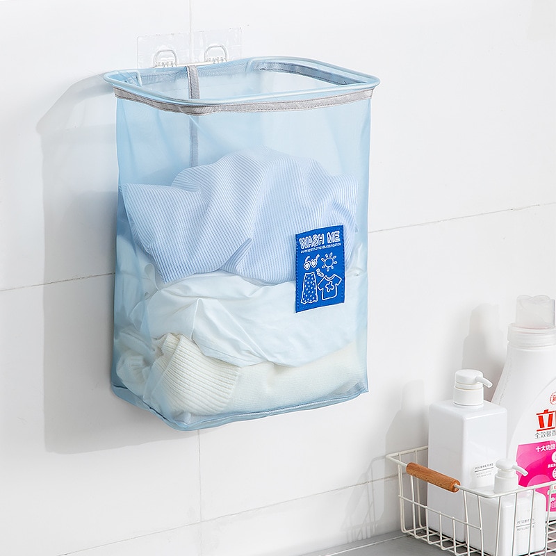 Mesh Wall Mounted Laundry Hamper