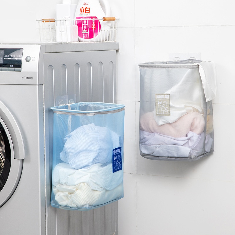 Mesh Wall Mounted Laundry Hamper