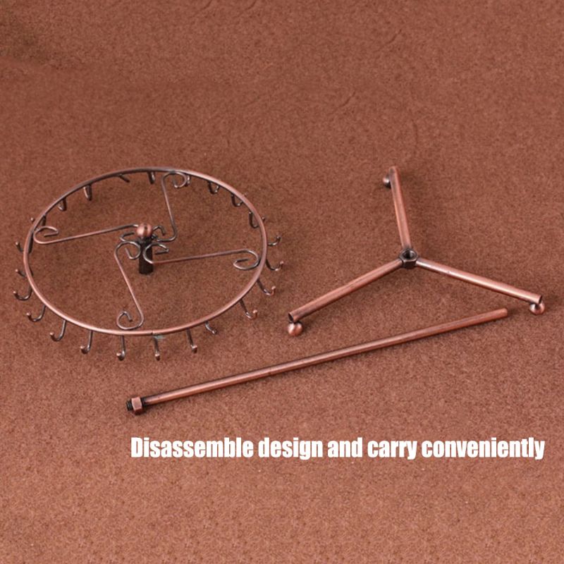 Metal 180 Degree Rotating Necklace Holder Metal 180 Degree Rotating Necklace Holder