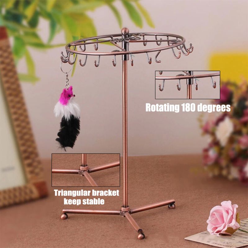 Metal 180 Degree Rotating Necklace Holder Metal 180 Degree Rotating Necklace Holder