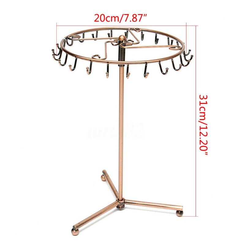 Metal 180 Degree Rotating Necklace Holder Metal 180 Degree Rotating Necklace Holder