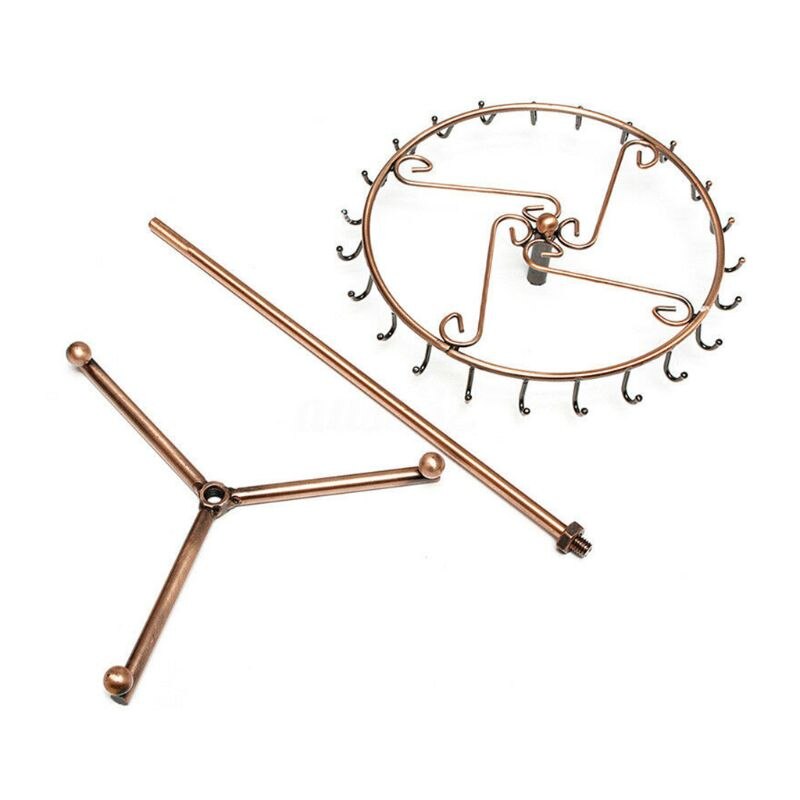 Metal 180 Degree Rotating Necklace Holder Metal 180 Degree Rotating Necklace Holder