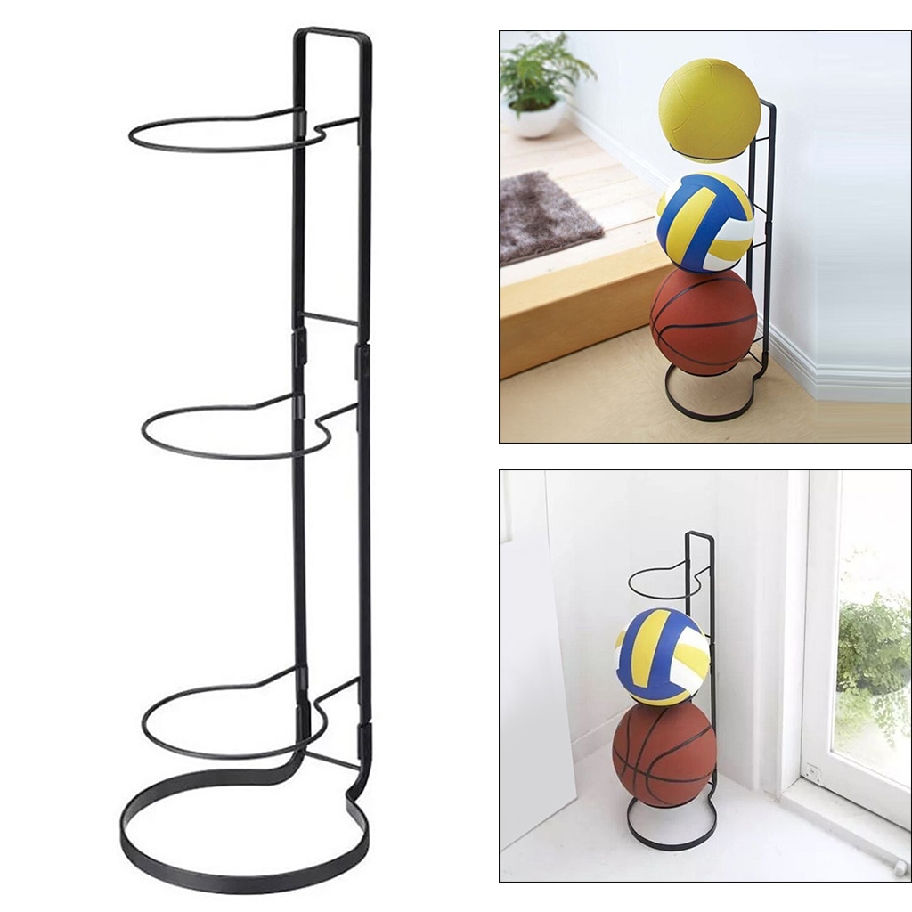 Metal 3 Layer Basketball Ball Rack Metal 3 Layer Basketball Ball Rack