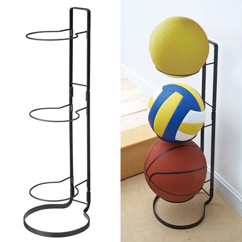 Metal 3 Layer Basketball Ball Rack Metal 3 Layer Basketball Ball Rack