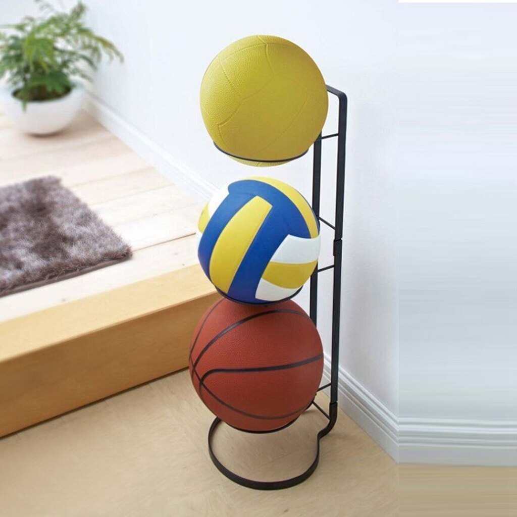Metal 3 Layer Basketball Ball Rack Metal 3 Layer Basketball Ball Rack