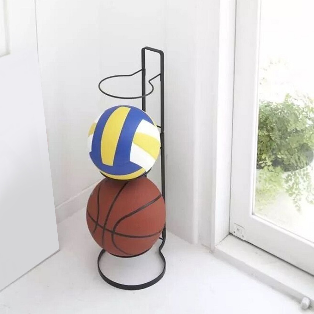 Metal 3 Layer Basketball Ball Rack Metal 3 Layer Basketball Ball Rack