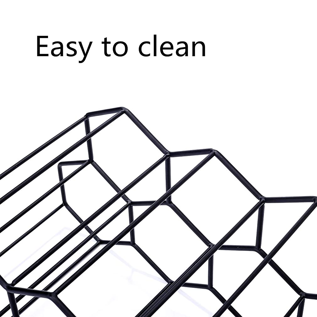 Metal 7 Bottle Hexagon Wine Racks