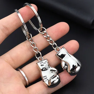 Metal Alloy Boxing Gloves Keychain Metal Alloy Boxing Gloves Keychain