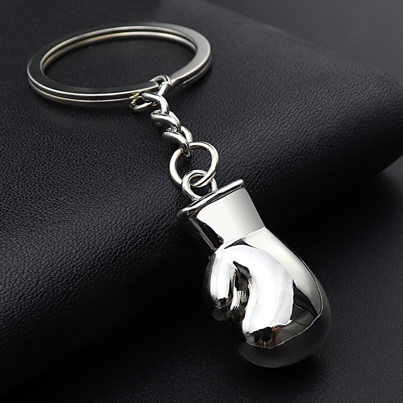 Metal Alloy Boxing Gloves Keychain Metal Alloy Boxing Gloves Keychain