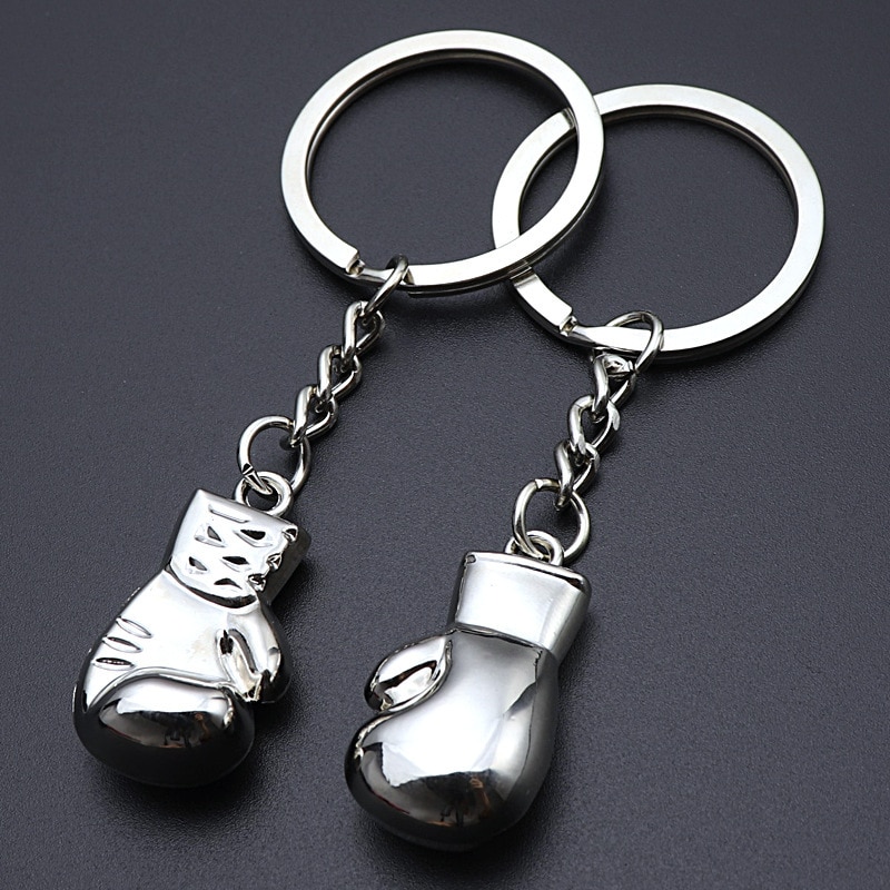 Metal Alloy Boxing Gloves Keychain Metal Alloy Boxing Gloves Keychain