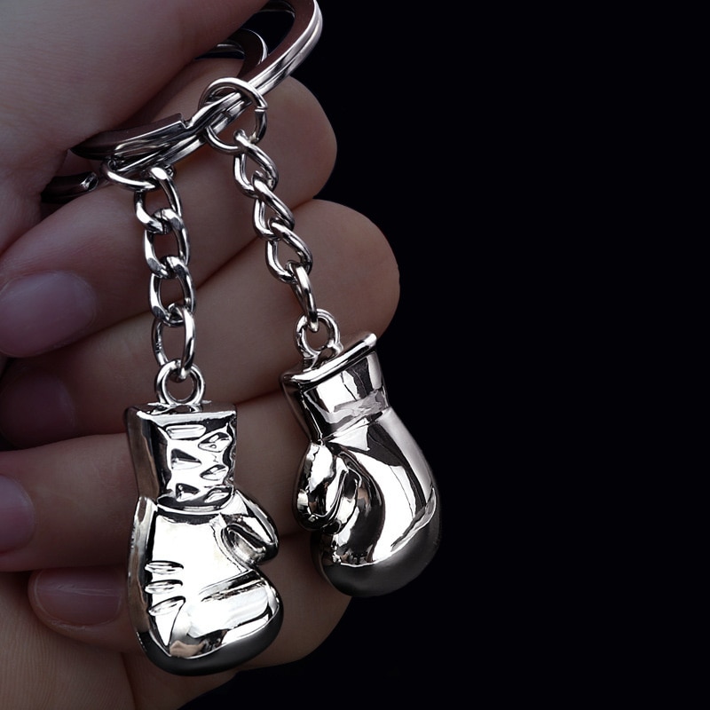 Metal Alloy Boxing Gloves Keychain Metal Alloy Boxing Gloves Keychain